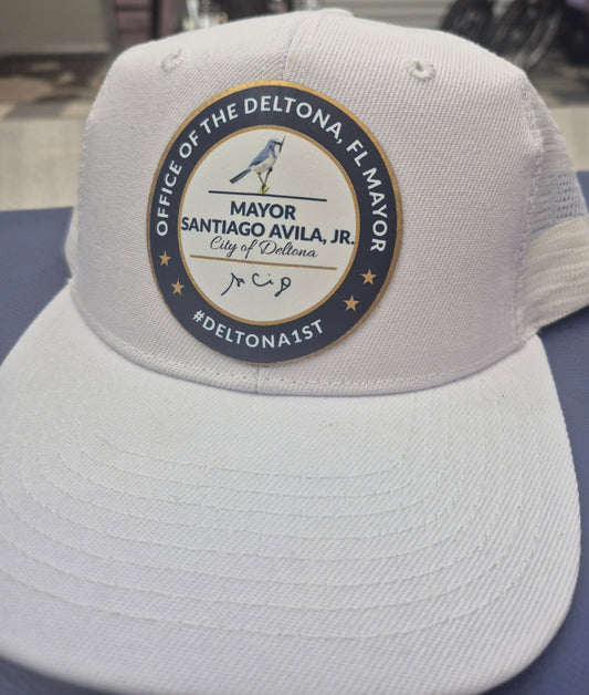 Hat w/DTF Leather Patch