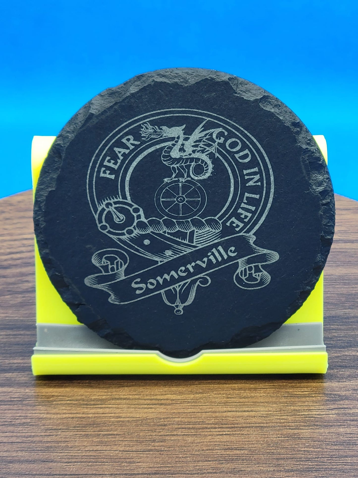 Personalized Slate Drink Coasters