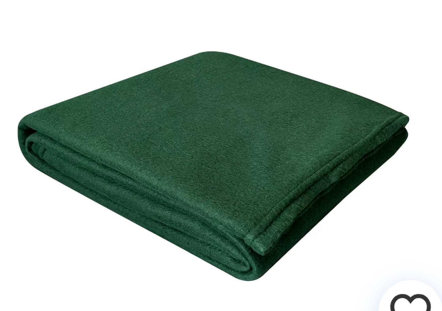 Green 50"x60" Fleece Blankets w/Embroidered Design