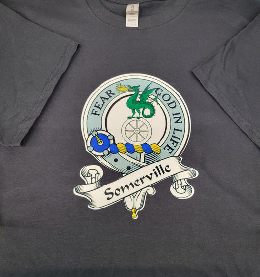 Somerville Clan Badge Tshirt