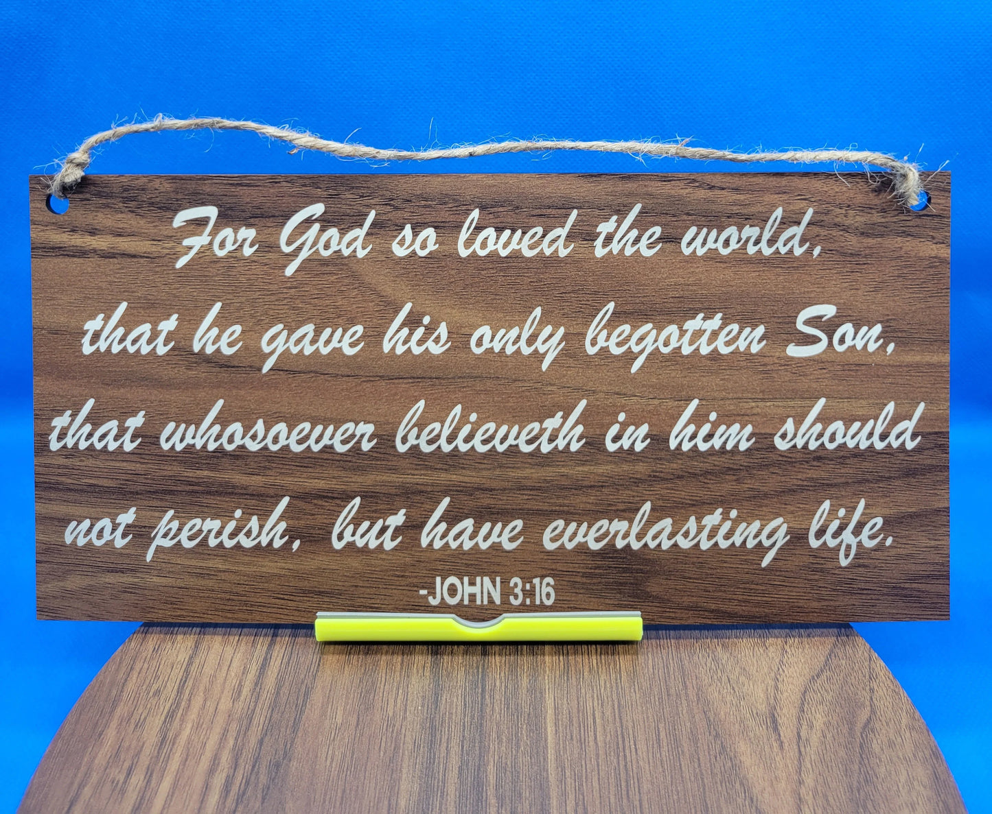 Scripture Plaque - hanging